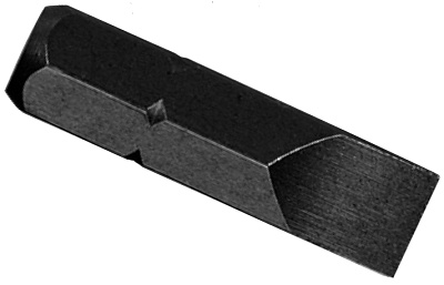 Бита шлицевая короткая на 5/16" 7*1,0мм